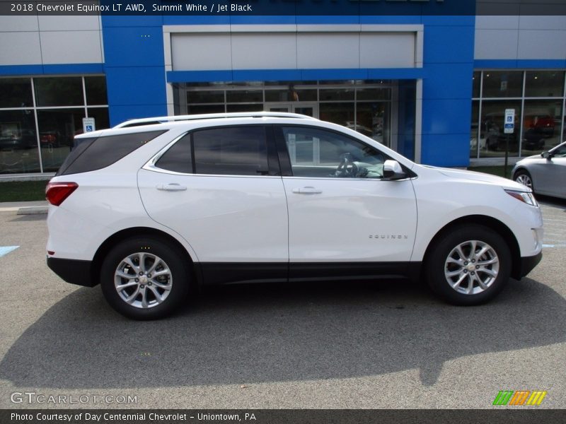 Summit White / Jet Black 2018 Chevrolet Equinox LT AWD