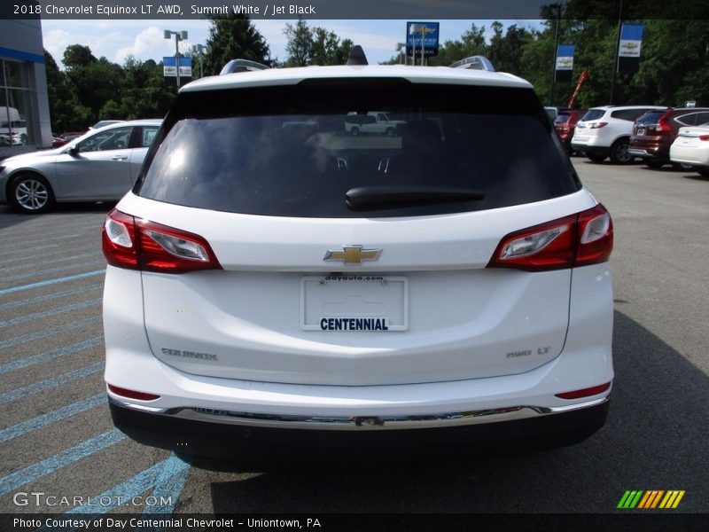 Summit White / Jet Black 2018 Chevrolet Equinox LT AWD