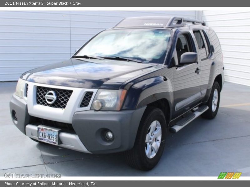 Super Black / Gray 2011 Nissan Xterra S