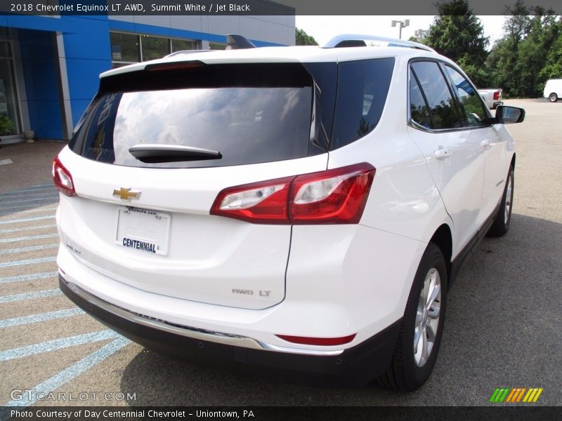 Summit White / Jet Black 2018 Chevrolet Equinox LT AWD