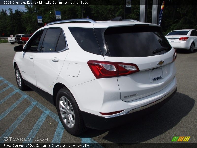 Summit White / Jet Black 2018 Chevrolet Equinox LT AWD