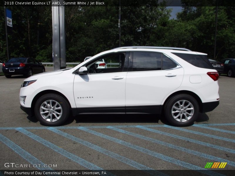 Summit White / Jet Black 2018 Chevrolet Equinox LT AWD