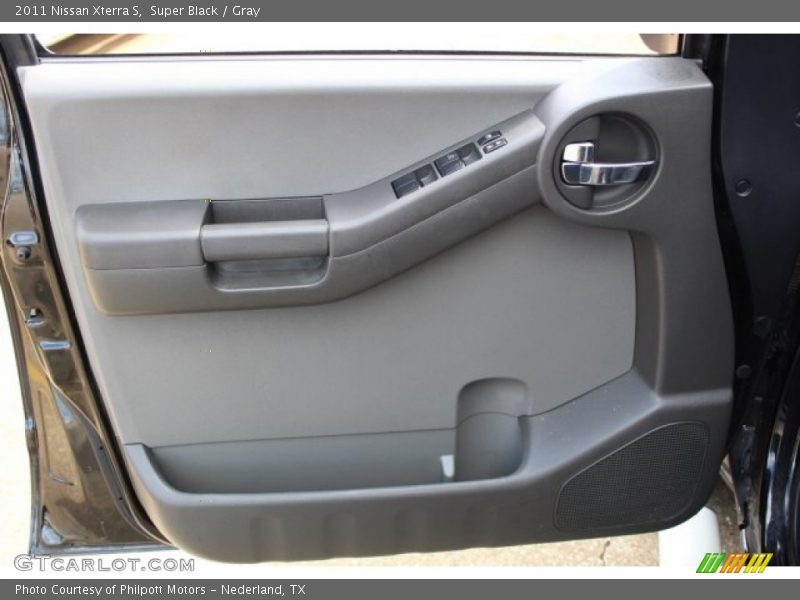 Super Black / Gray 2011 Nissan Xterra S