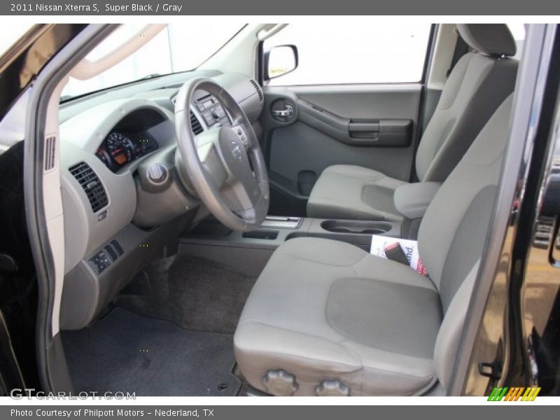 Super Black / Gray 2011 Nissan Xterra S