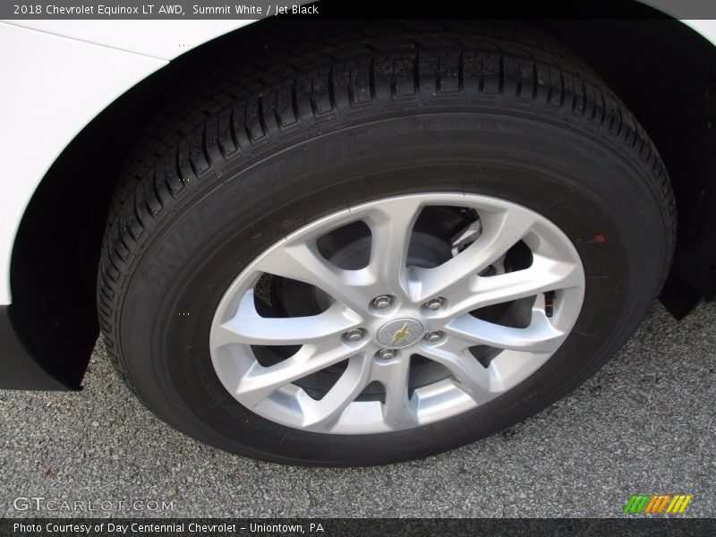 Summit White / Jet Black 2018 Chevrolet Equinox LT AWD
