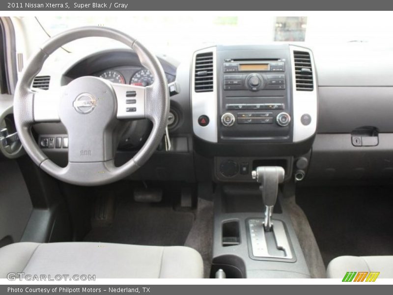 Super Black / Gray 2011 Nissan Xterra S