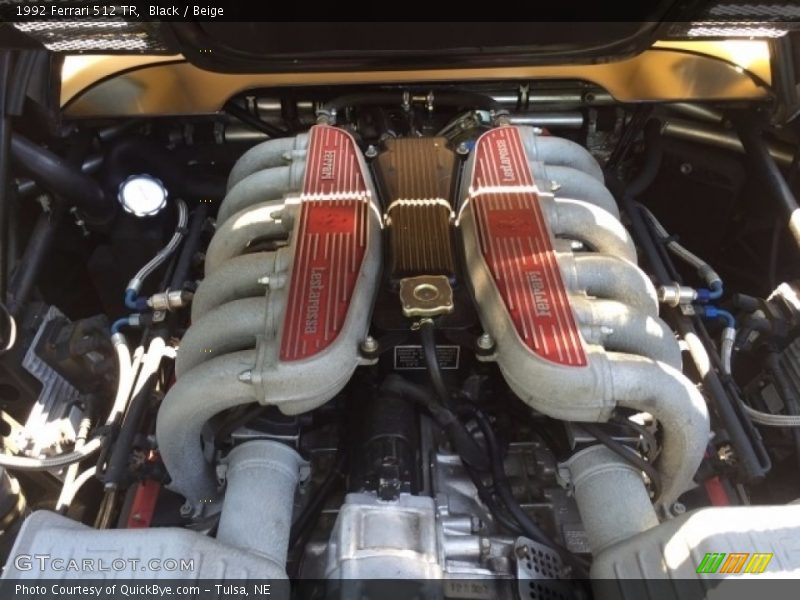  1992 512 TR  Engine - 4.9 Liter DOHC 48-Valve Flat 12 Cylinder