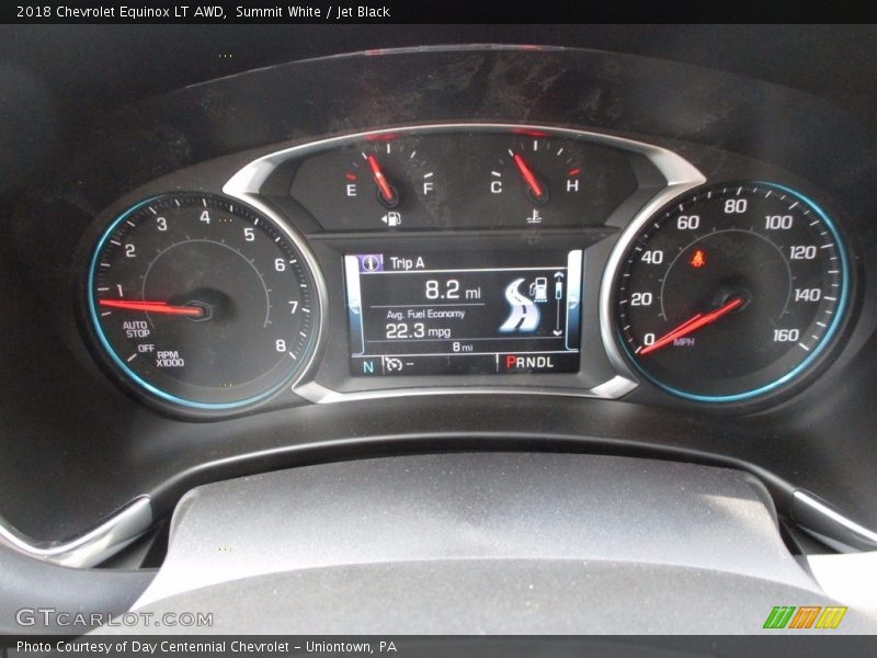 Summit White / Jet Black 2018 Chevrolet Equinox LT AWD