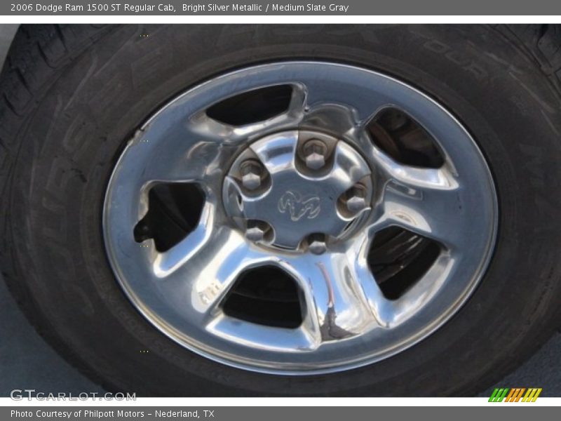 Bright Silver Metallic / Medium Slate Gray 2006 Dodge Ram 1500 ST Regular Cab