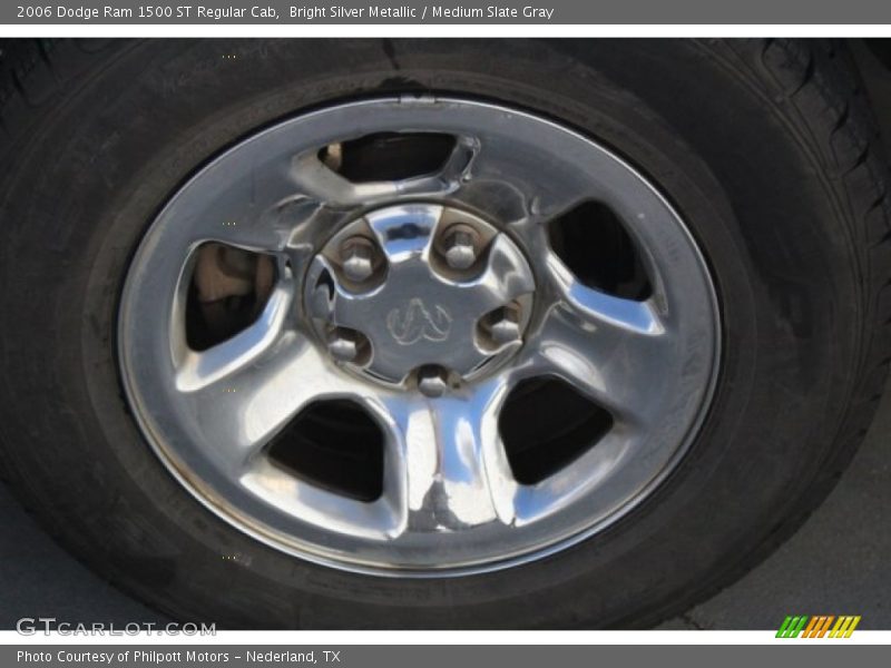Bright Silver Metallic / Medium Slate Gray 2006 Dodge Ram 1500 ST Regular Cab