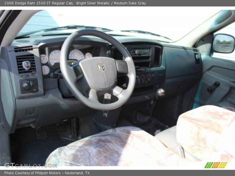 Bright Silver Metallic / Medium Slate Gray 2006 Dodge Ram 1500 ST Regular Cab