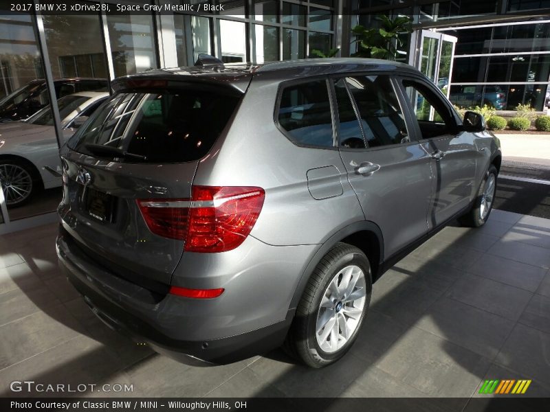 Space Gray Metallic / Black 2017 BMW X3 xDrive28i