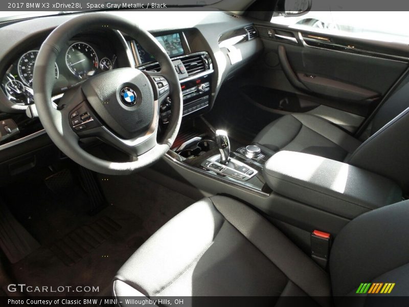 Space Gray Metallic / Black 2017 BMW X3 xDrive28i
