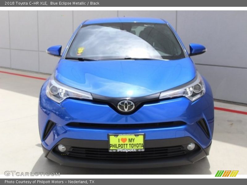 Blue Eclipse Metallic / Black 2018 Toyota C-HR XLE