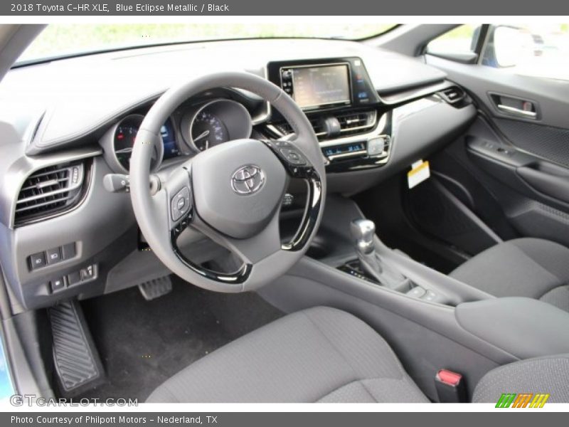 Blue Eclipse Metallic / Black 2018 Toyota C-HR XLE