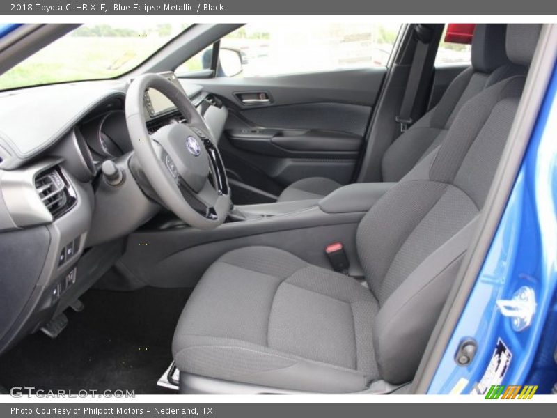 Blue Eclipse Metallic / Black 2018 Toyota C-HR XLE
