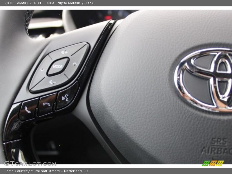 Blue Eclipse Metallic / Black 2018 Toyota C-HR XLE