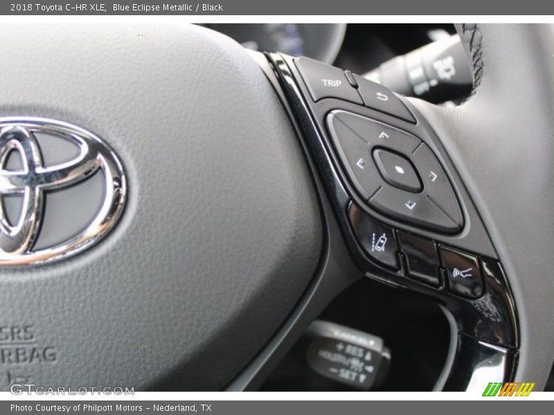 Blue Eclipse Metallic / Black 2018 Toyota C-HR XLE