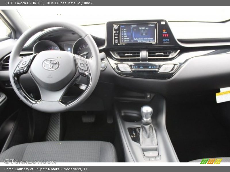 Blue Eclipse Metallic / Black 2018 Toyota C-HR XLE