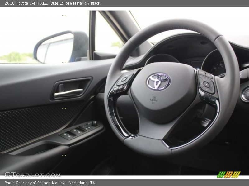 Blue Eclipse Metallic / Black 2018 Toyota C-HR XLE