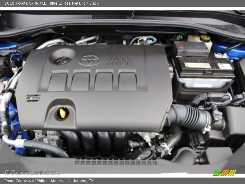 Blue Eclipse Metallic / Black 2018 Toyota C-HR XLE