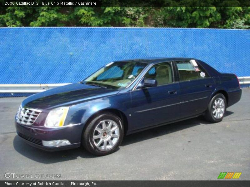 Blue Chip Metallic / Cashmere 2006 Cadillac DTS