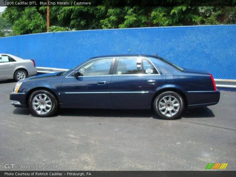 Blue Chip Metallic / Cashmere 2006 Cadillac DTS
