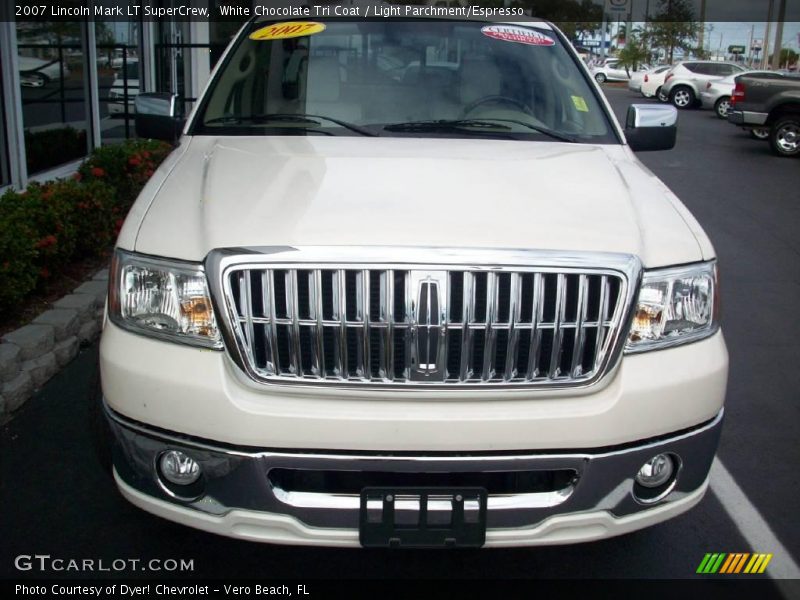 White Chocolate Tri Coat / Light Parchment/Espresso 2007 Lincoln Mark LT SuperCrew