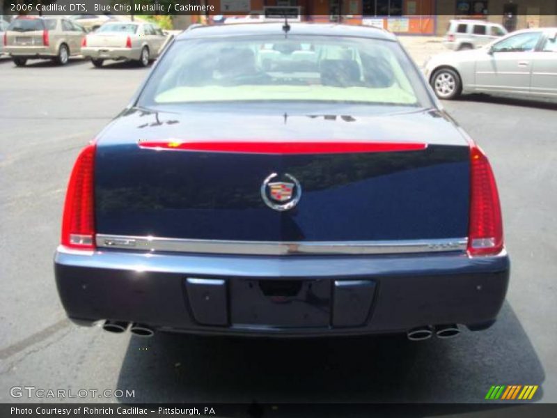 Blue Chip Metallic / Cashmere 2006 Cadillac DTS