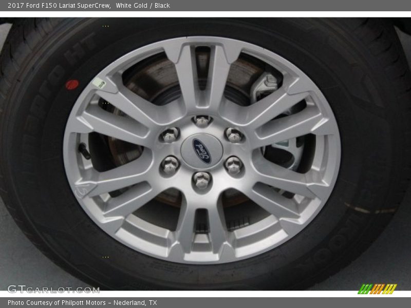 White Gold / Black 2017 Ford F150 Lariat SuperCrew