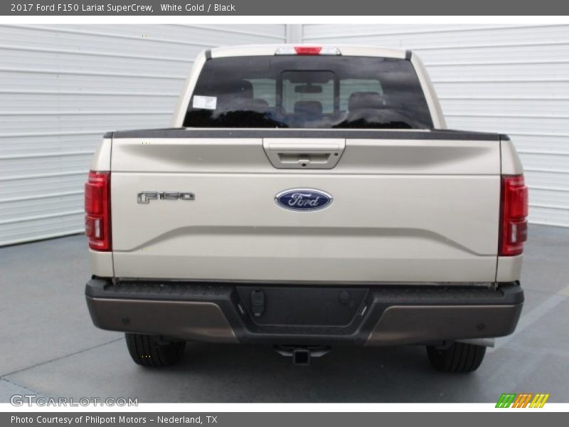 White Gold / Black 2017 Ford F150 Lariat SuperCrew