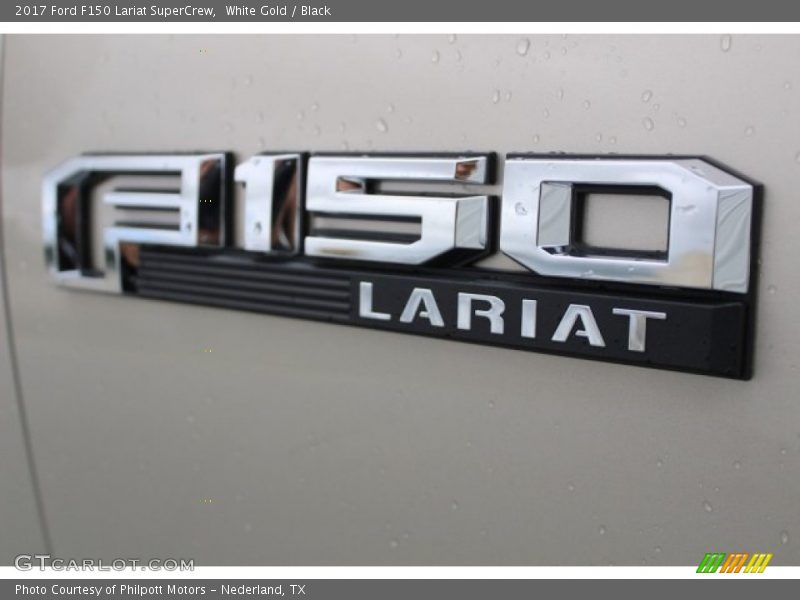 White Gold / Black 2017 Ford F150 Lariat SuperCrew