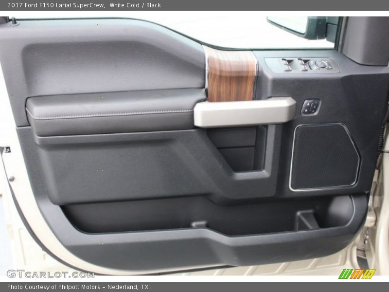 White Gold / Black 2017 Ford F150 Lariat SuperCrew