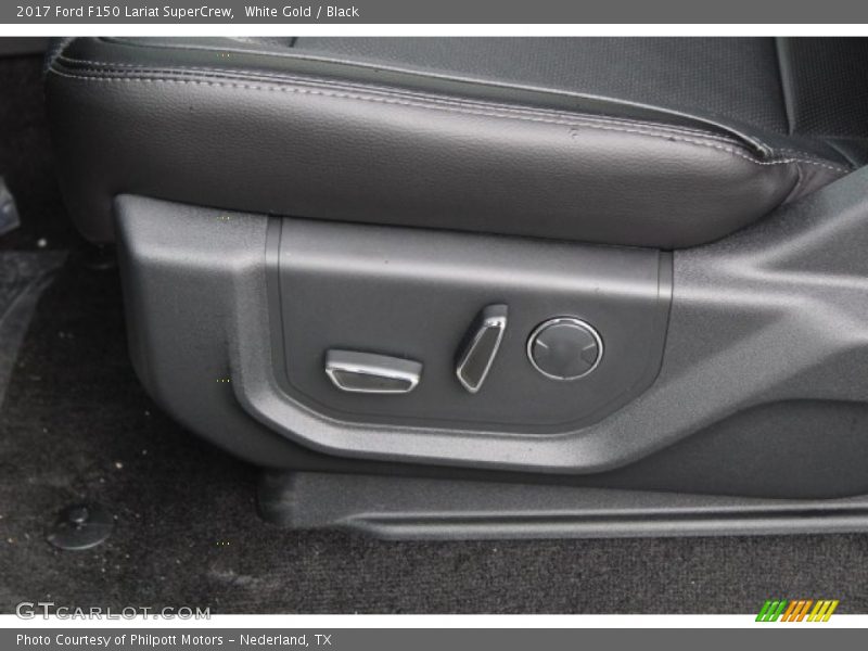 White Gold / Black 2017 Ford F150 Lariat SuperCrew