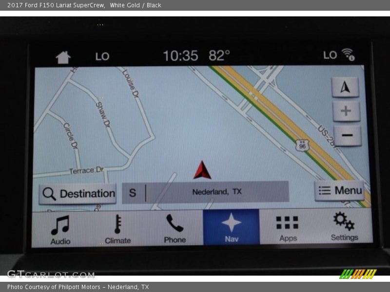 White Gold / Black 2017 Ford F150 Lariat SuperCrew