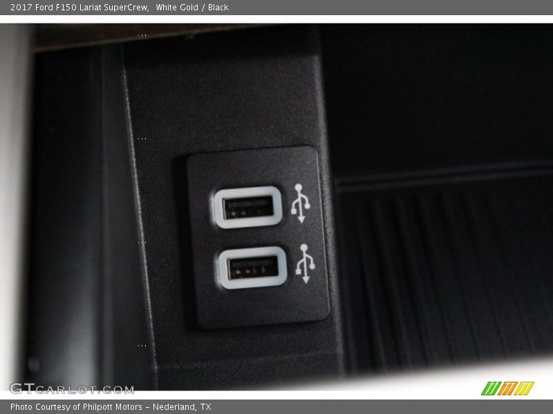 White Gold / Black 2017 Ford F150 Lariat SuperCrew