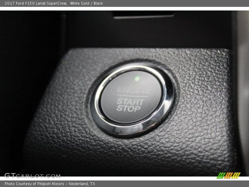 White Gold / Black 2017 Ford F150 Lariat SuperCrew