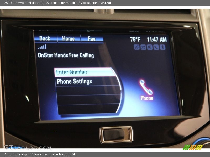 Atlantis Blue Metallic / Cocoa/Light Neutral 2013 Chevrolet Malibu LT