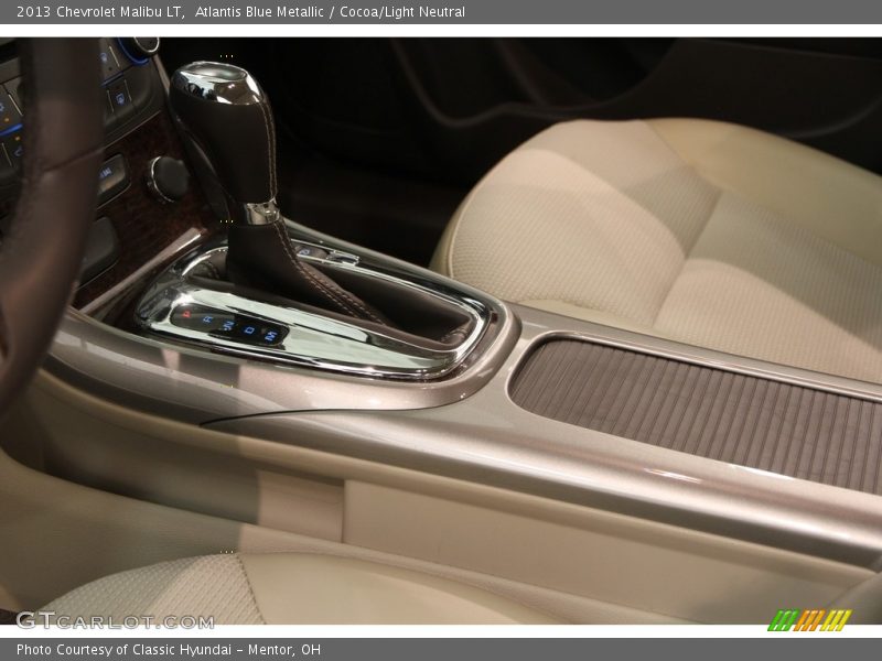 Atlantis Blue Metallic / Cocoa/Light Neutral 2013 Chevrolet Malibu LT