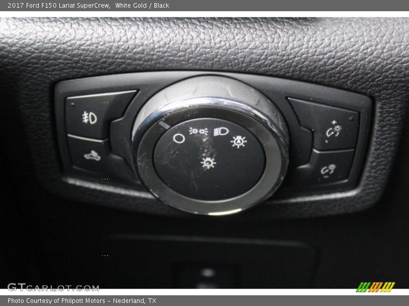 White Gold / Black 2017 Ford F150 Lariat SuperCrew