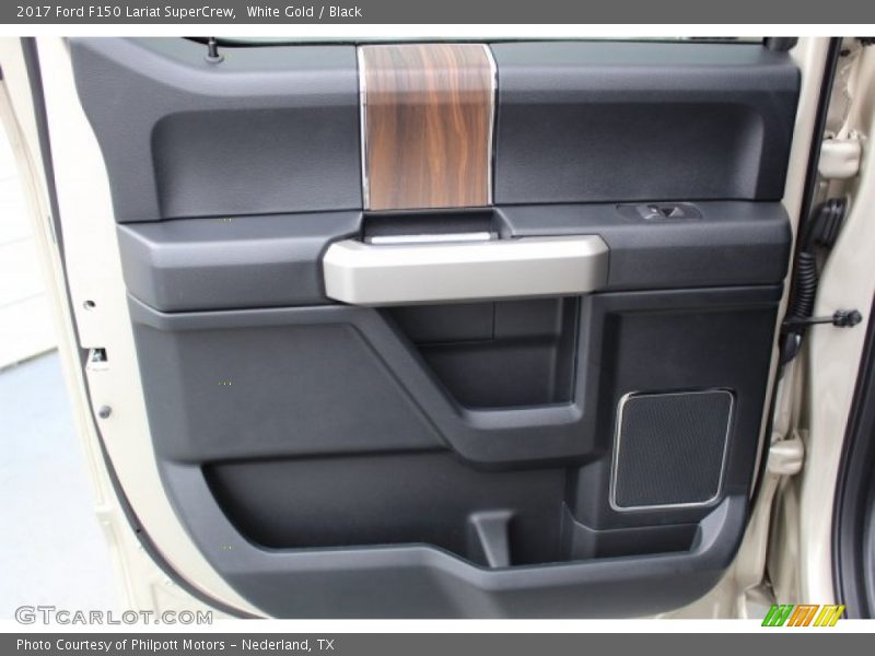 White Gold / Black 2017 Ford F150 Lariat SuperCrew