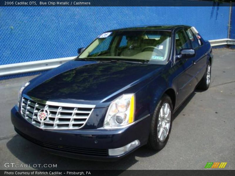 Blue Chip Metallic / Cashmere 2006 Cadillac DTS