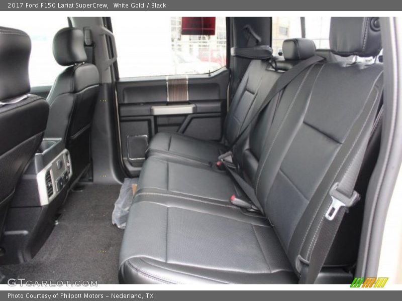 White Gold / Black 2017 Ford F150 Lariat SuperCrew