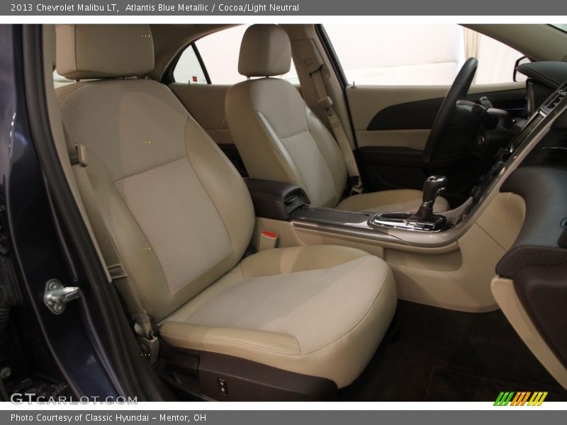 Atlantis Blue Metallic / Cocoa/Light Neutral 2013 Chevrolet Malibu LT