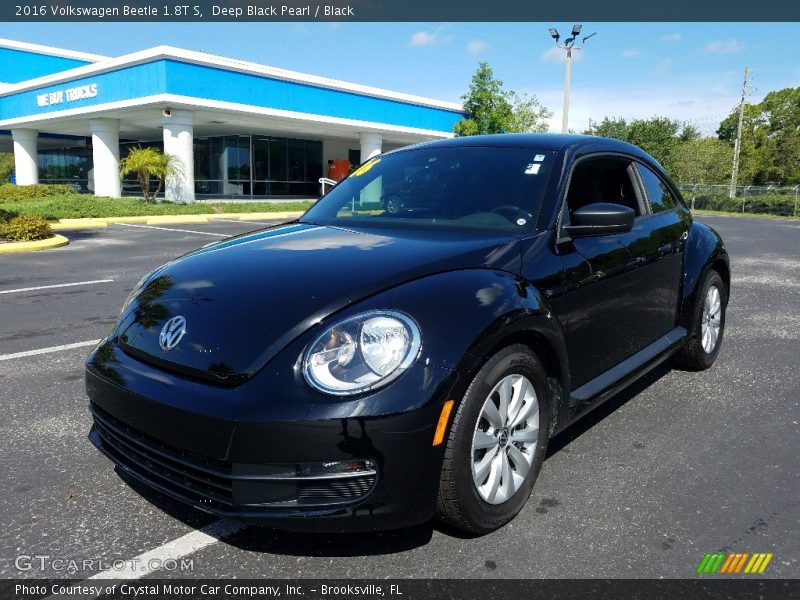Deep Black Pearl / Black 2016 Volkswagen Beetle 1.8T S