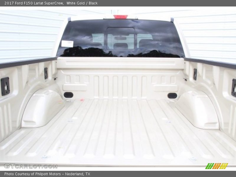 White Gold / Black 2017 Ford F150 Lariat SuperCrew