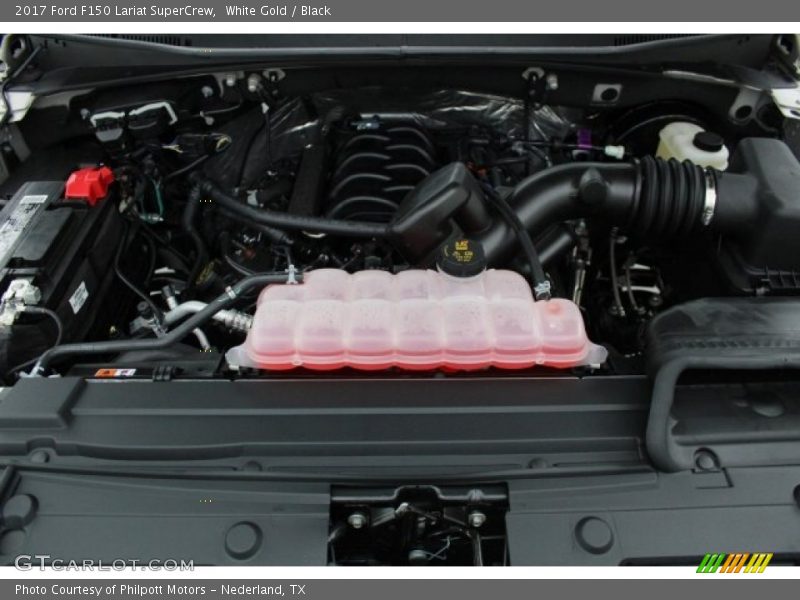 White Gold / Black 2017 Ford F150 Lariat SuperCrew