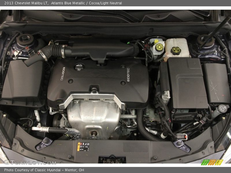 Atlantis Blue Metallic / Cocoa/Light Neutral 2013 Chevrolet Malibu LT