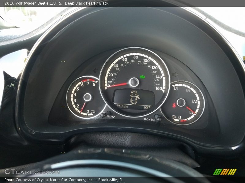 Deep Black Pearl / Black 2016 Volkswagen Beetle 1.8T S