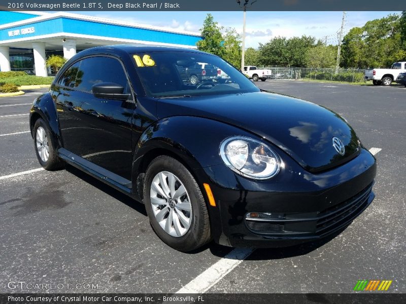 Deep Black Pearl / Black 2016 Volkswagen Beetle 1.8T S